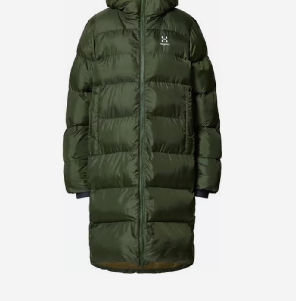Women's Green Mimic Puffer Coat